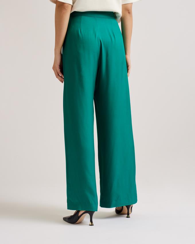 Pantalon Ted Baker Wide Leg Vert Femme | NGP-45258499